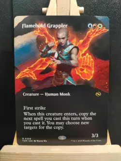 Flamehold Grappler (Borderless) - Tarkir Dragonstorm - NM (see pics) MTG - Image 1