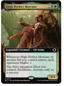 High Perfect Morcant - Extended Art Lorwyn Eclipsed MTG - Image 1