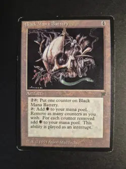 Black Mana Battery (Legends) Regular MTG - Image 1