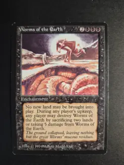 Worms of the Earth (The Dark) Regular MTG - Image 1