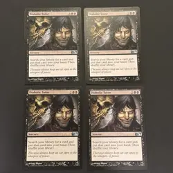 4x Diabolic Tutor M12 Magic 12 Magic: the Gathering / MtG UP NM - Image 1
