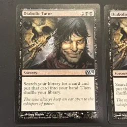 4x Diabolic Tutor M12 Magic 12 Magic: the Gathering / MtG UP NM - Image 2