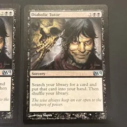 4x Diabolic Tutor M12 Magic 12 Magic: the Gathering / MtG UP NM - Image 3