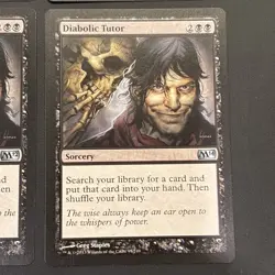 4x Diabolic Tutor M12 Magic 12 Magic: the Gathering / MtG UP NM - Image 5