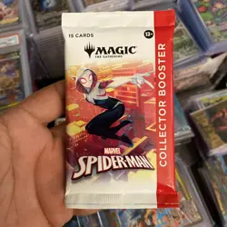 Magic The Gathering MTG Marvel Spiderman Collector Booster Pack Sealed - Image 1