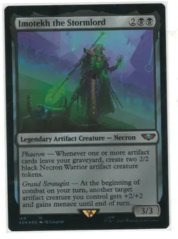 MTG Imotekh the Stormlord Foil Universe Beyond Warhammer 40k Magic The Gathering - Image 1