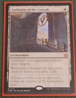 MTG Authority of the Consuls- Foundations- Regular -#137-LP - Image 1