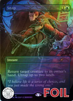 MTG Snap (412) | NM Foil | Secret Lair Kaito Shizuki {SLD} - Image 1