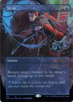 MTG Snap (412) | NM Foil | Secret Lair Kaito Shizuki {SLD} - Image 2