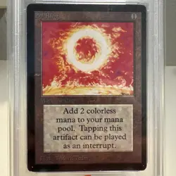 Mtg Beta Sol Ring - 1993 - PSA 4 VG-EX - English Vintage - Image 2