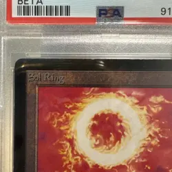 Mtg Beta Sol Ring - 1993 - PSA 4 VG-EX - English Vintage - Image 5
