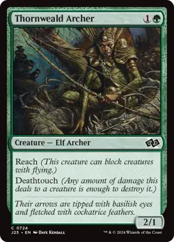 Thornweald Archer [Foundations Jumpstart] Magic MTG - Image 1
