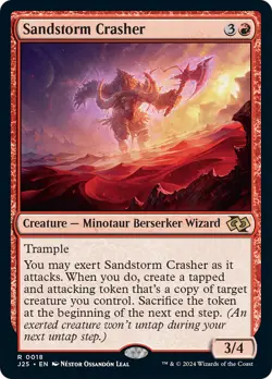 Sandstorm Crasher [Foundations Jumpstart] Magic MTG - Image 1