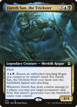 Magic the Gathering (mtg): ZNR: Zareth San, the Trickster - Rare - Full Art - Image 1