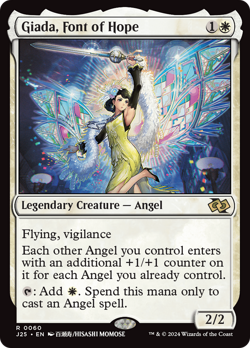Giada, Font of Hope (Anime) [Foundations Jumpstart] Magic MTG - Image 1