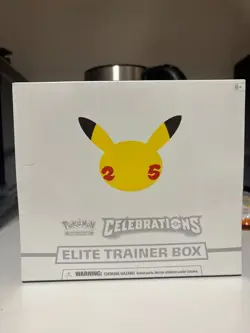 Pokemon TCG Celebrations Elite Trainer Box (25th Anniversary) – Factory Sealed - Image 1