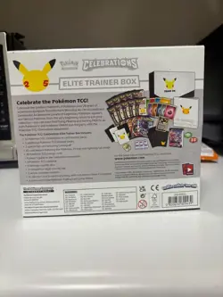 Pokemon TCG Celebrations Elite Trainer Box (25th Anniversary) – Factory Sealed - Image 3
