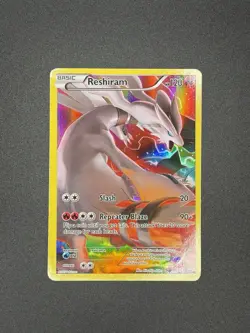 Pokemon XY Reshiram Full Art Black Star Promo XY74 English - Image 1