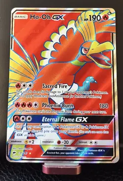2017 Pokemon Ho-Oh GX (Full Art) 131/147 Sm-Burning Shadows Holo - Image 1