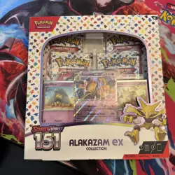 Pokemon Scarlet & Violet 151 Alakazam ex Collection Box Promo Booster English - Image 1