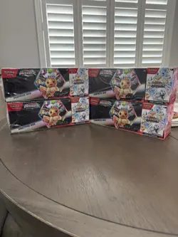 (4) Sam’s Club Pokemon Prismatic Evolutions Surprise Box & Booster Bundle SEALED - Image 1