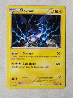 NM Zekrom - Holo #BW24 Black and White Promo Pokemon TCG - Image 1