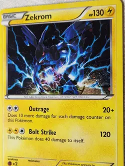 NM Zekrom - Holo #BW24 Black and White Promo Pokemon TCG - Image 3