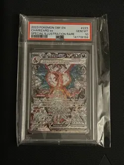 2023 POKEMON #223/197 CHARIZARD EX *RARE SPECIAL ILLUSTRATION PSA 10 GEM MINT* - Image 1