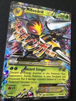 M Beedrill EX #XY158 XY Promo NM Pokemon 2016 Holo - Image 2