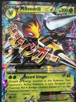 M Beedrill EX #XY158 XY Promo NM Pokemon 2016 Holo - Image 4