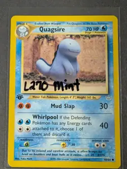Quagsire 48/64 1st Edition Mint Neo Revelation Wotc Pokemon TCG Read Description - Image 1