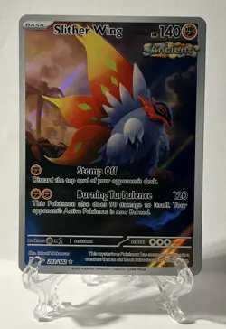 Pokemon Slither Wing - Illustration Rare Holo SV04: Paradox Rift 203/182 NM - Image 1