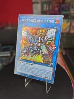 Rescue-ACE Arbitrator BPRO-EN051 Secret Rare 1st Edition Yugioh Burst Protocol - Image 1