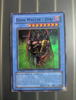 YUGIOH DARK MASTER -ZORC DCR-082 1ST EDITION HOLO NEVER PLAYED NM FIEND/RITUAL/E - Image 1