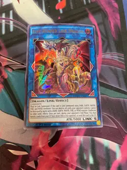 YUGIOH - FIVE HEADED LINK DRAGON - ULTRA RARE - DUOV - 1ST ED - NM - Image 1