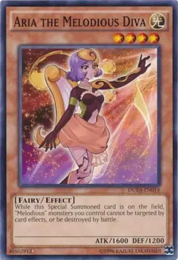 Yugioh! MP Aria the Melodious Diva - DUEA-EN014 - Common - Unlimited Edition Mod - Image 1