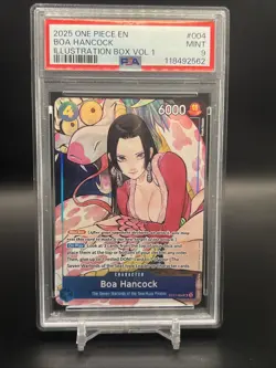 2025 One Piece TCG ST17-004 SR Boa Hancock Illustration Box vol. 1. PSA 9/10 - Image 1