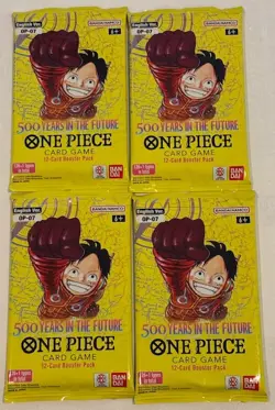 500 Years In The Future Booster Pack One Piece Card Game OP07 English OP7 X4 - Image 1