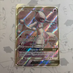 Mewtwo GX 72/73 Shining Legends Holo Pokemon TCG Card - Image 1