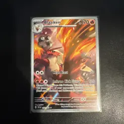 Pokemon TCG Blaziken 192/182 Destined Rivals Illustration Rare Card - Image 1