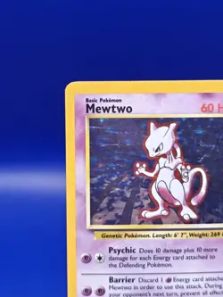 Mewtwo 10/102 Base Set Holo Rare Pokemon Card Nintendo Pokemon TCG WOTC 1999 LP - Image 4
