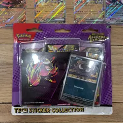 Pokemon Cards Lot And Sealed Ascended Heroes Tech Sticker Collection!! - Image 1
