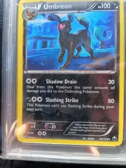 Pokemon TCG Umbreon Dark Explorers 60/108 Reverse Holo Card - Image 3