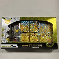 Pokemon Pikachu V-Union Celebrations Collection Box Promo Booster English - Image 1
