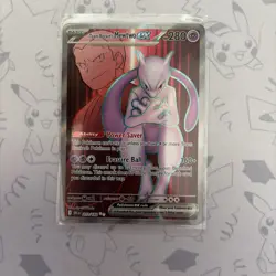 Pokemon TCG Team Rockets Mewtwo EX 213/182 Full Art Destined Rivals English - Image 1
