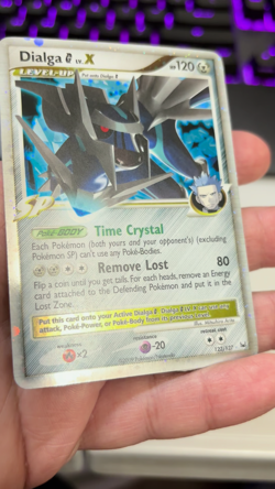 2009 Pokemon Dialga G LV.X Ultra Rare 122/127 Platinum NM - Image 2