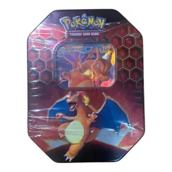 Pokemon TCG Hidden Fates Tin Charizard GX Factory Sealed - Image 1