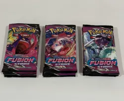 Lot Of 18 Pokemon TCG Fusion Strike Booster Packs Sealed - Ships Fast - Mew 🔥 - Image 1
