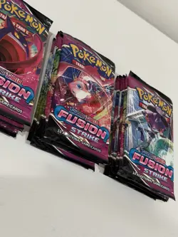 Lot Of 18 Pokemon TCG Fusion Strike Booster Packs Sealed - Ships Fast - Mew 🔥 - Image 3