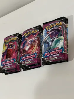 Lot Of 18 Pokemon TCG Fusion Strike Booster Packs Sealed - Ships Fast - Mew 🔥 - Image 5